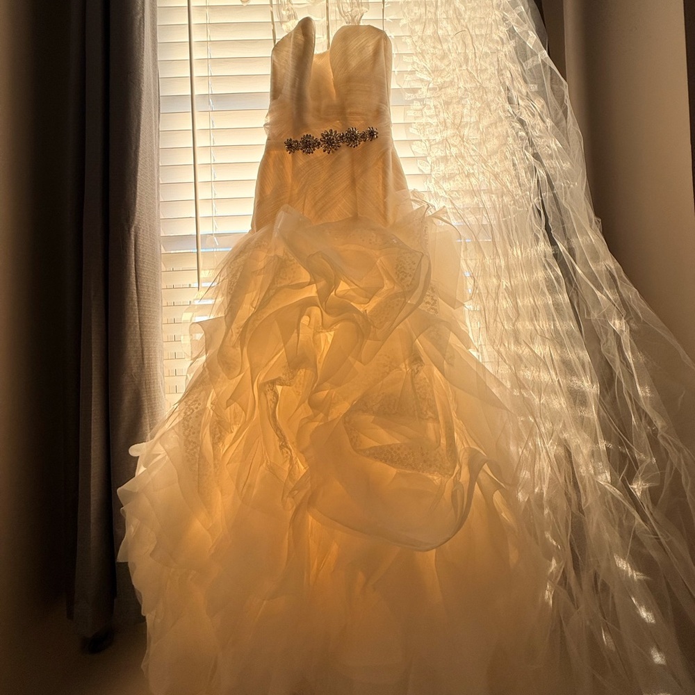 White by Vera Wang Cream Dress